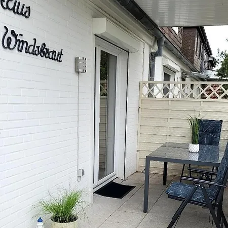 Apartment Windsbraut, Terrassenwohnung Wlan, Parkplatz Busum